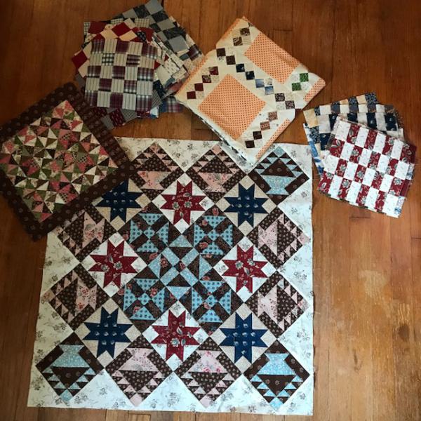 Betsy Chutchian doll quilts and blocks