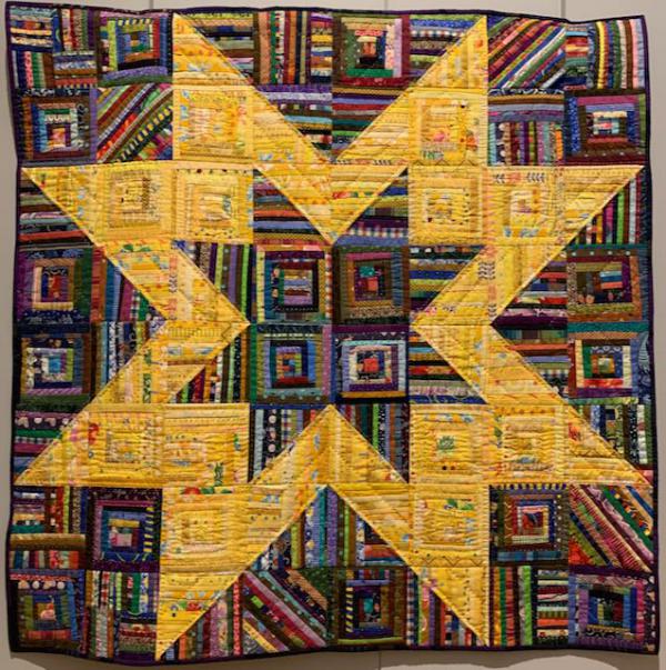 Fern Royce star from IQM string piecing exhibition